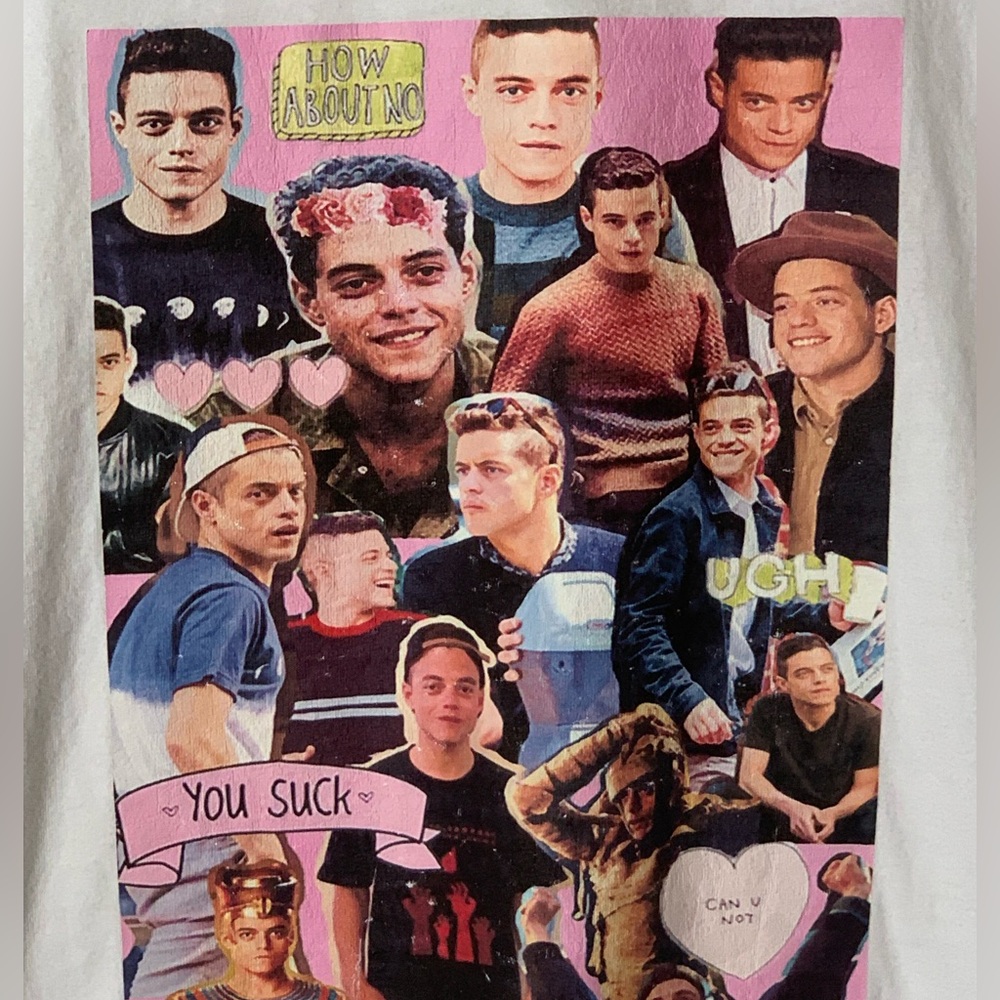 RARE Rami Malek T-Shirt - Picture 2 of 6